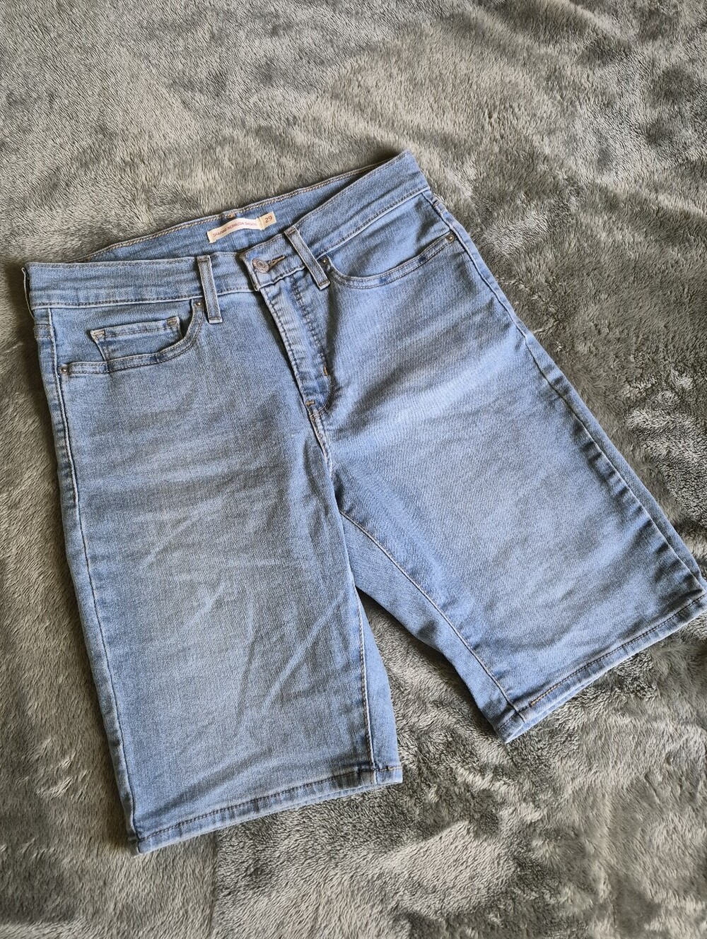 Levi's Shaping Bermuda Jean Shorts